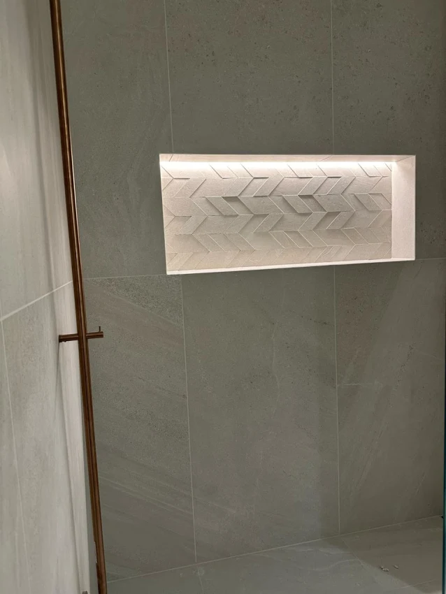 Moderne totalrenovering av bad og inngangsparti i Bekkestua bilde 7